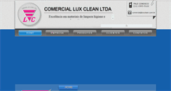 Desktop Screenshot of luxclean.com.br