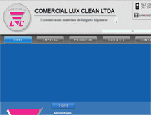 Tablet Screenshot of luxclean.com.br